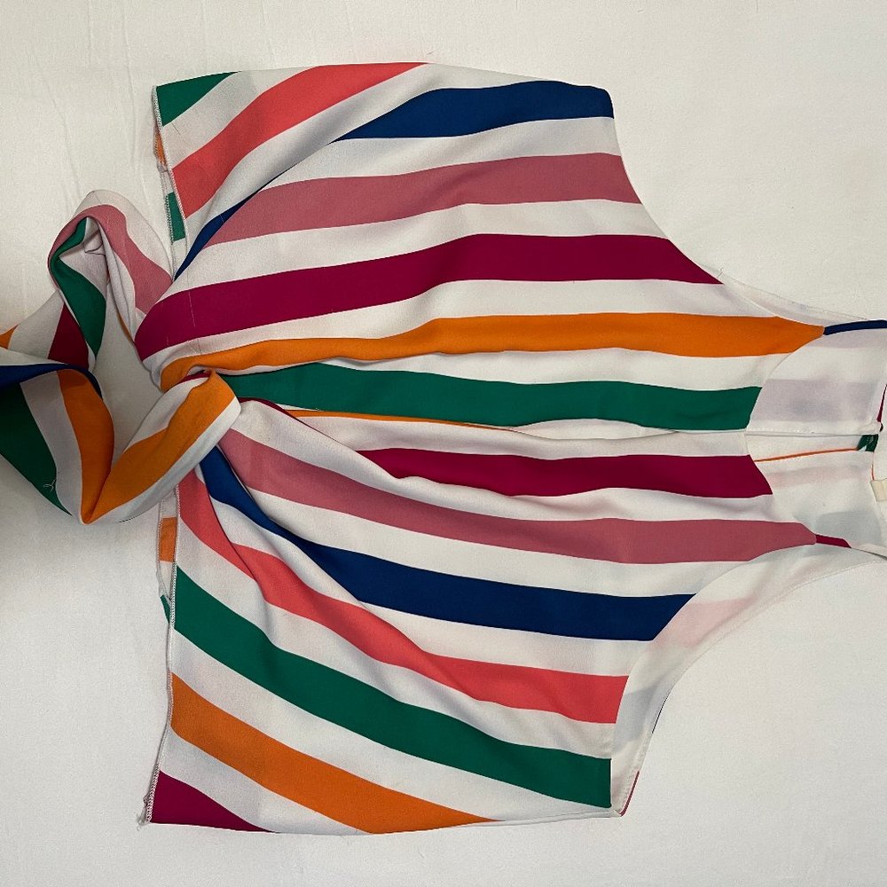 Rainbow Tie Blouse